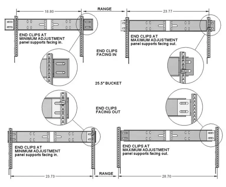 Tamarack UNI-SP-01XX Universal Side of Pole Mount - Mounting Rail Supports on PV Module 1
