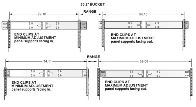 Tamarack UNI-SP-01XX Universal Side of Pole Mount - Mounting Rail Supports on PV Module