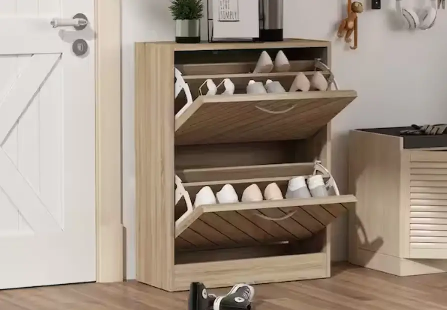 Fufu Gaga Kf200190-01 Natural Color 18-pair Shoe Storage Cabinet Instruction Manual Fufu Gaga Kf200190-01 Natural Color 18-pair Shoe Storage Cabinet Instruction Manual