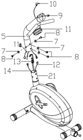 SUNNY HEALTH FITNESS P8400 Pink Magnetic Recumbent Bike C2c