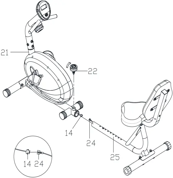 SUNNY HEALTH FITNESS P8400 Pink Magnetic Recumbent Bike C5