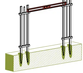 ZIPPITY-ZP19071-NO-Dig-White-Vinyl-Burbank-Gate-Kit-FIG-14