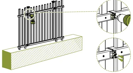 ZIPPITY-ZP19071-NO-Dig-White-Vinyl-Burbank-Gate-Kit-FIG-16