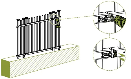 ZIPPITY-ZP19071-NO-Dig-White-Vinyl-Burbank-Gate-Kit-FIG-17