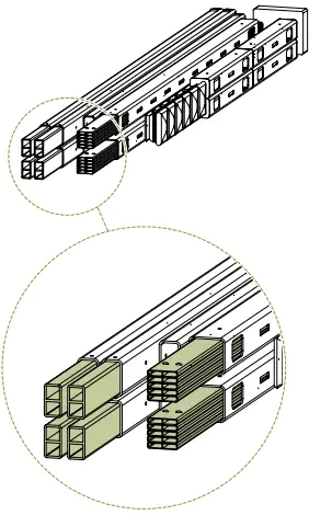 ZIPPITY-ZP19071-NO-Dig-White-Vinyl-Burbank-Gate-Kit-FIG-2