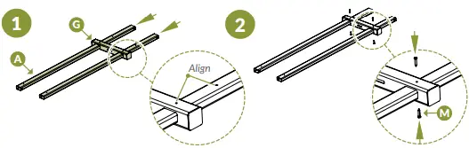 ZIPPITY-ZP19071-NO-Dig-White-Vinyl-Burbank-Gate-Kit-FIG-4