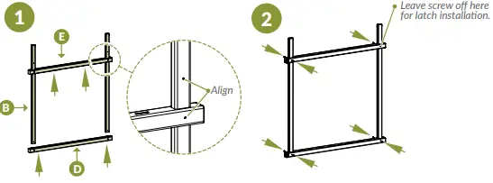 ZIPPITY-ZP19071-NO-Dig-White-Vinyl-Burbank-Gate-Kit-FIG-7