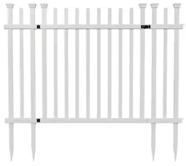 ZIPPITY-ZP19071-NO-Dig-White-Vinyl-Burbank-Gate-Kit-PRODUCT