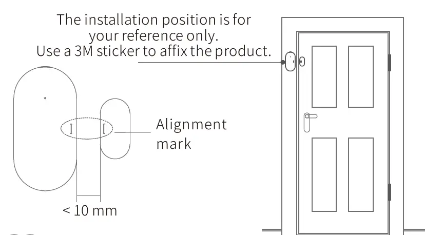 Imou IOT-ZD1-EU Door-Window Sensor-fig-4