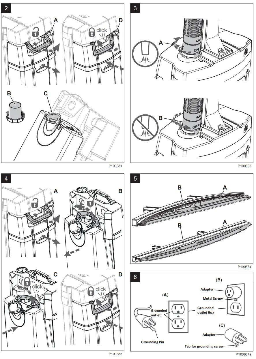 Clarke 107408160 MA10 Upright Scrubber - parts 2