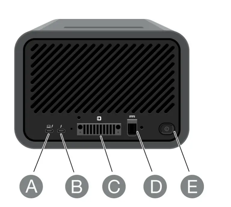 Direct attached storage (DAS) ports