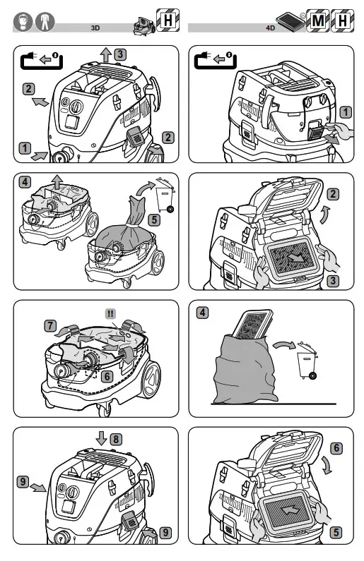NILFISK ATTIX 33M Industrial Vacuum - fig 11