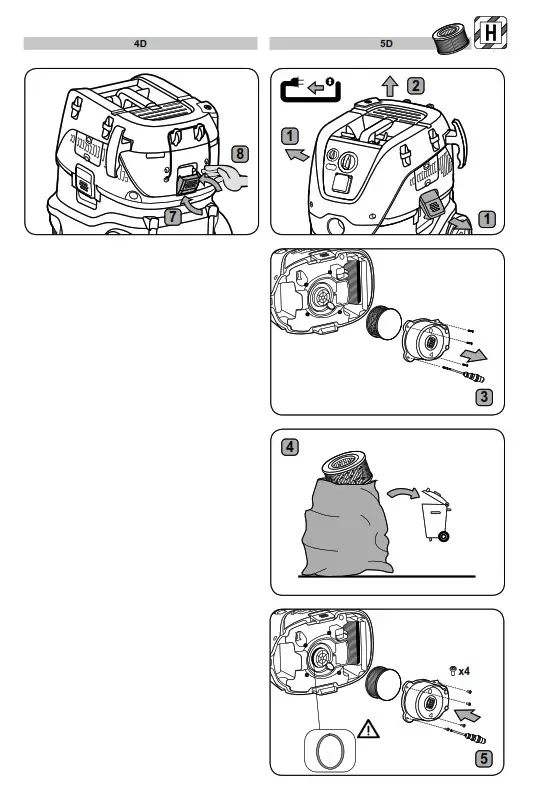 NILFISK ATTIX 33M Industrial Vacuum - fig 12