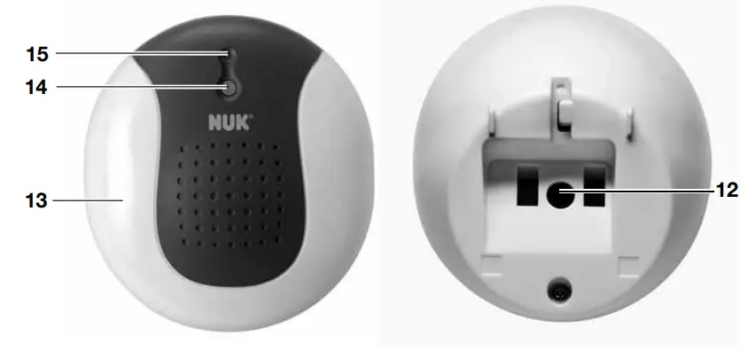 NUK Easy Control 200 Babyphone - overview
