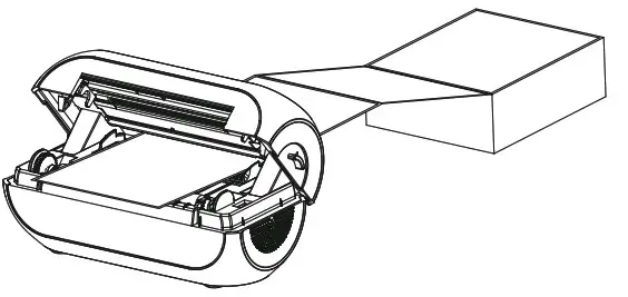 iDPRT SP450 Thermal Label Printer - Loading the Roll 2