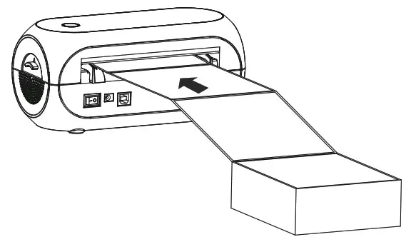 iDPRT SP450 Thermal Label Printer - Loading the Roll 3