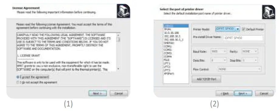 iDPRT SP450 Thermal Label Printer - Windows Driver Instruction