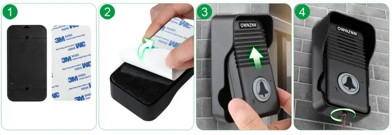 Shenzhen Zhongnuoneng Technology Co Ltd 2AS5R ZNNF11 Doorbell -