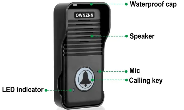 Shenzhen Zhongnuoneng Technology Co Ltd 2AS5R ZNNF11 Doorbell - fig3