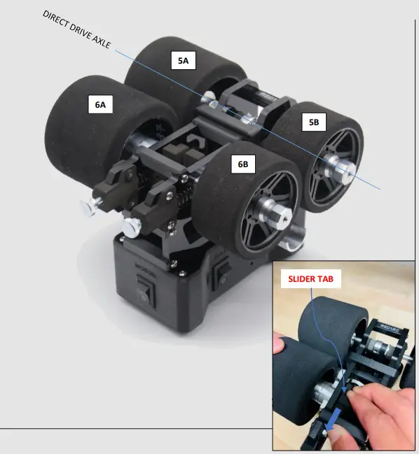 Red1RC Tire Additive Applicator for 1 8 GP - DIRECT DRIVE