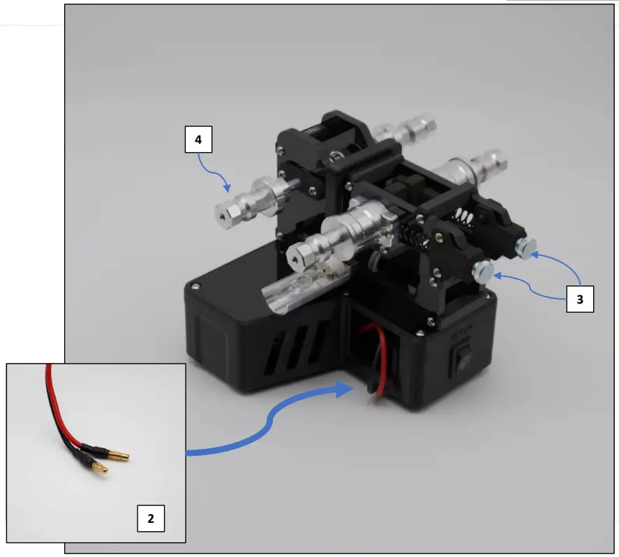 Red1RC Tire Additive Applicator for 1 8 GP - POWER SUPPLY