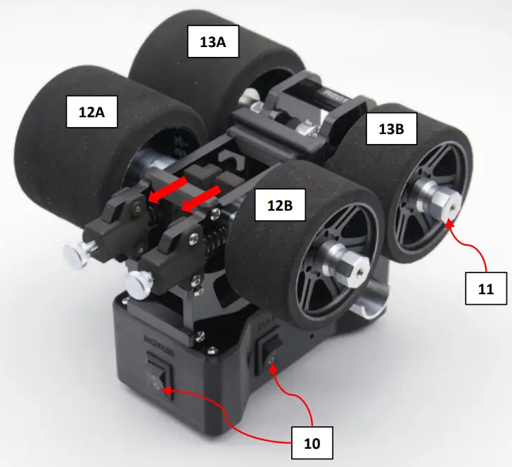 Red1RC Tire Additive Applicator for 1 8 GP - TIRE REMOVAL
