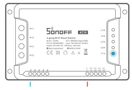 SONOFF DIY 4CH 4CHPRO 4 Gang WiFi Smart Switch - fig7