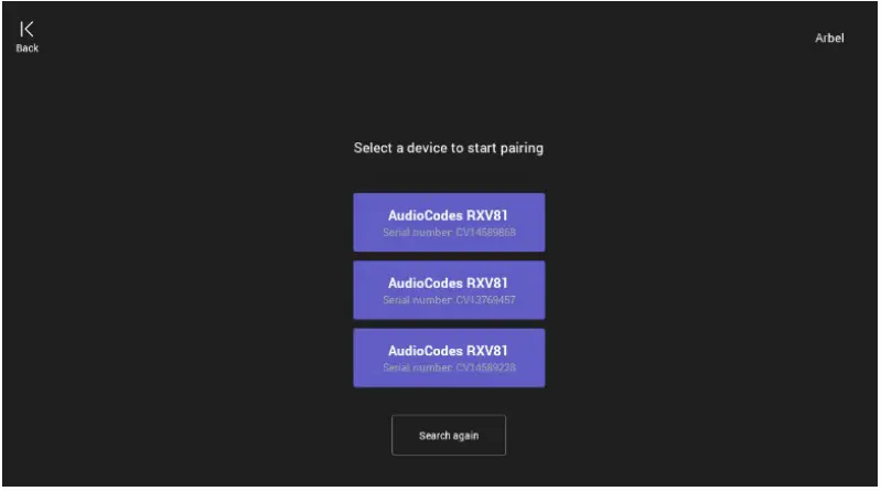 audiocodes RX-PANEL Meeting Room Panel - To enable check-in to meetings 1