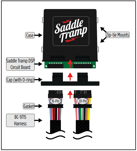 Metra BC-DSPL-HD Saddle Tramp Saddle Tramp-FIG7