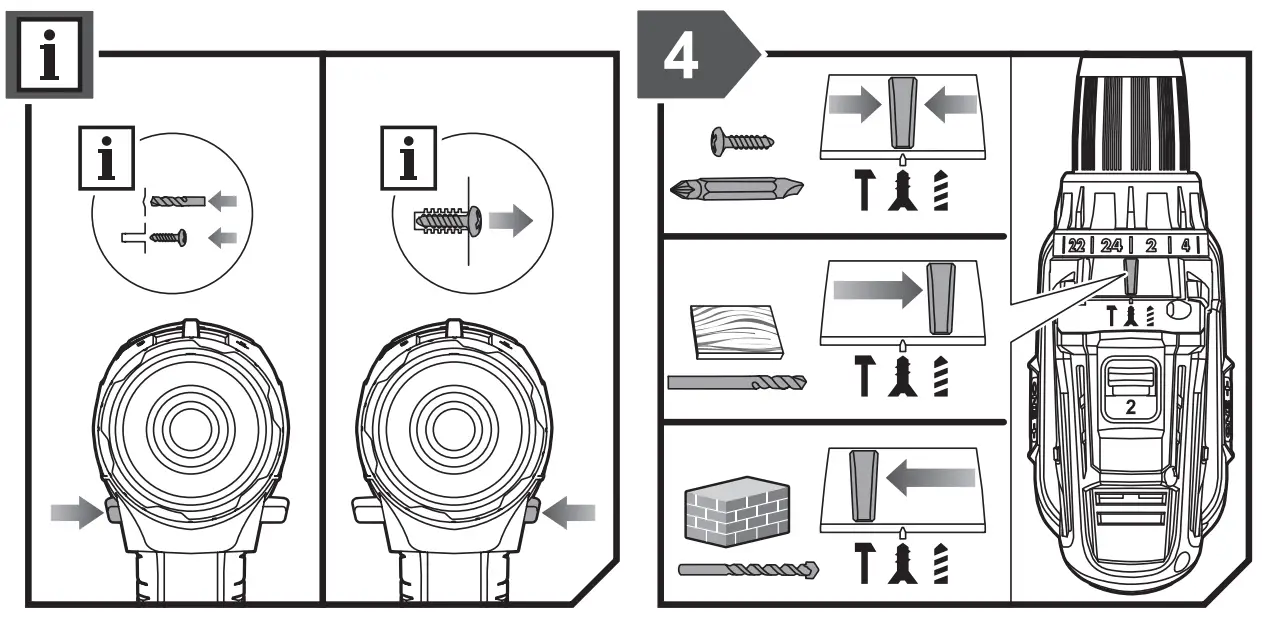RYOBI R18PD3 Percussion Drill - Figure 4