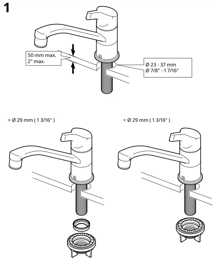 IKEA KALLSJÖN Robinet - Fig 3