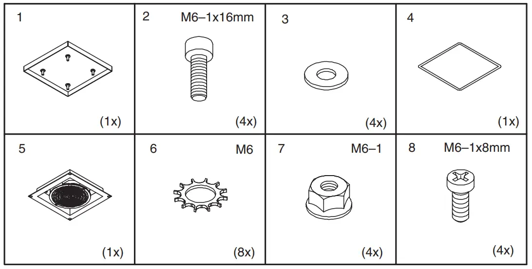 nVent HOFFMAN PROLINE Pagoda Top Kit - Figure