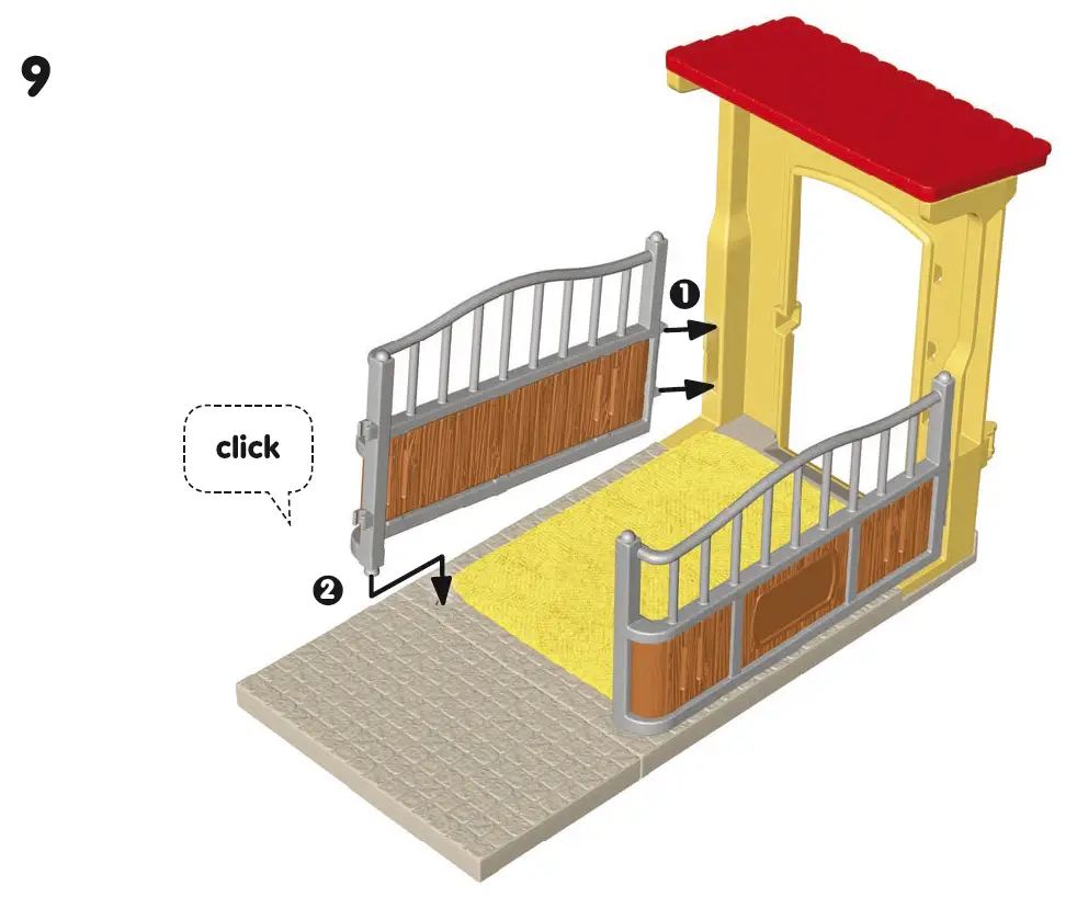 schleich 42609 Pony Box with Iceland Pony Stallion 10