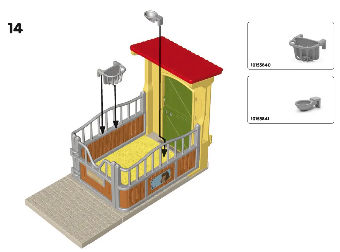 schleich 42609 Pony Box with Iceland Pony Stallion 15