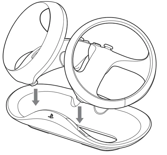 SONY CFI-ZSS1 PlayStation VR2 Sense Controller Charging Station - Charging 3