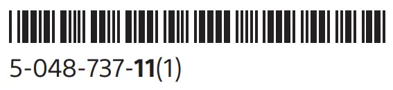 SONY CFI-ZSS1 PlayStation VR2 Sense Controller Charging Station - bar code