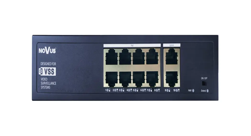 Novas Nvs-3308sp-lite 8-port Poe+ Switch User Manual