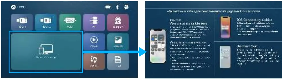 BETIFE SIRIUS F410 WiFi Bluetooth Projector - Ios Cast