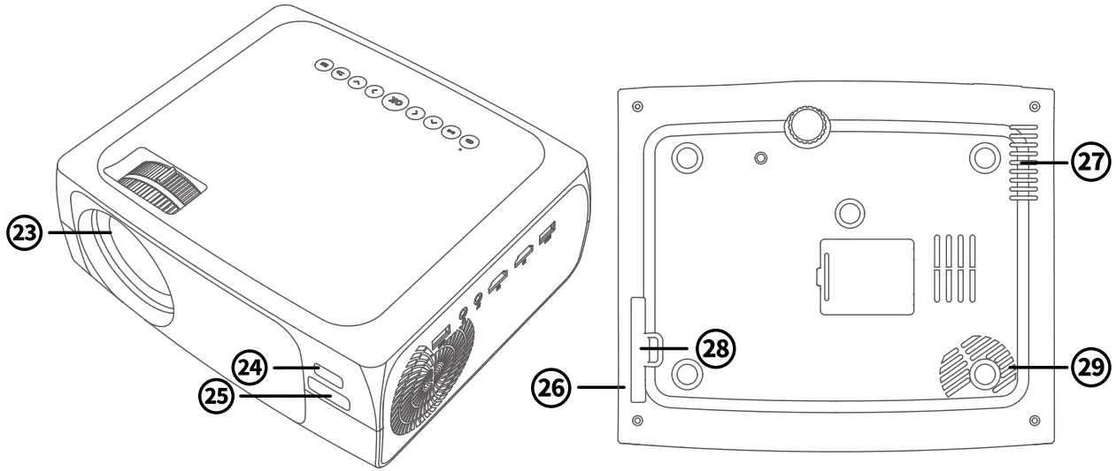 BETIFE SIRIUS F410 WiFi Bluetooth Projector - Product Overview 2