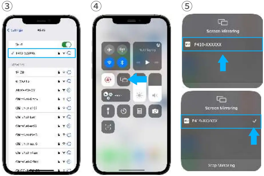 BETIFE SIRIUS F410 WiFi Bluetooth Projector - Screen Mirroring 2