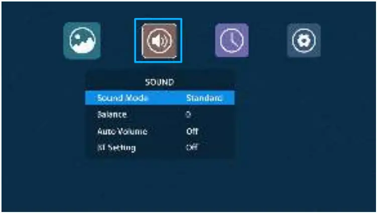 BETIFE SIRIUS F410 WiFi Bluetooth Projector - Sound Setting