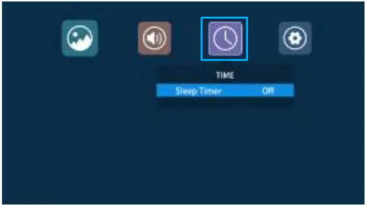 BETIFE SIRIUS F410 WiFi Bluetooth Projector - Time Setting