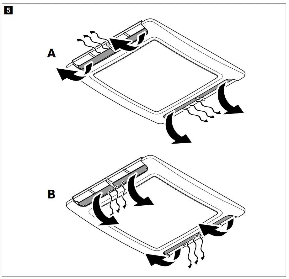 Regulating air supply within the vehicle