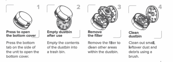 KOBOT CL-103 Mini Tabletop Handheld Vacuum - cleaning