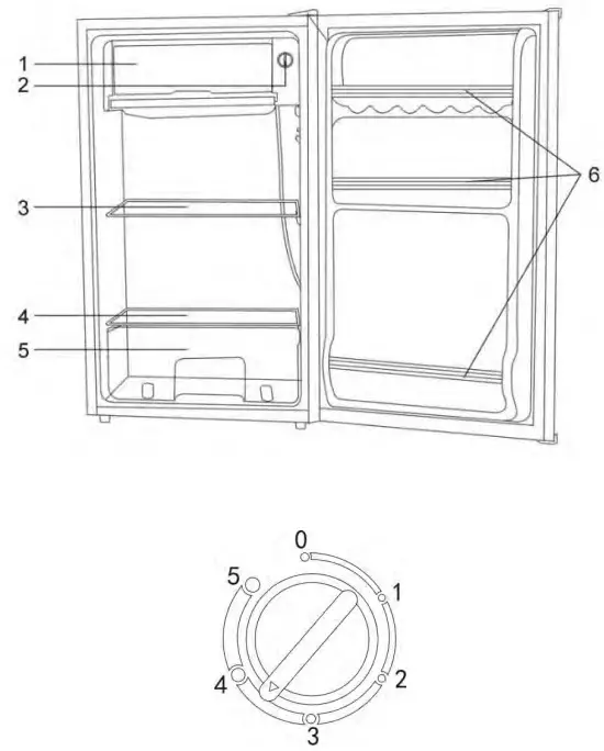 NEVIR NVR-5500SDC Table Top Refrigerator - fig 1