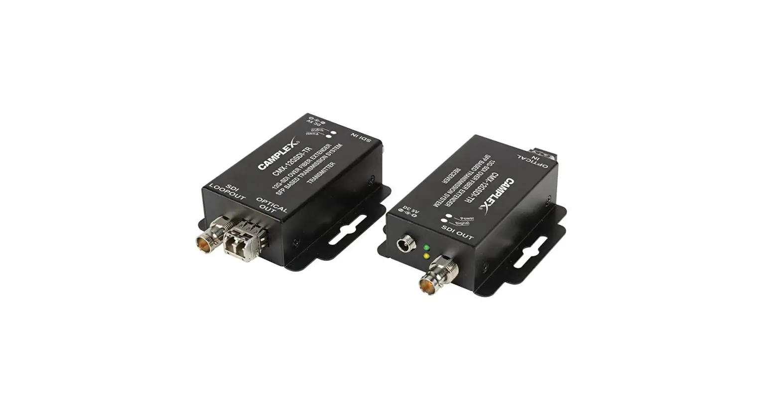 Camplex Cmx-12gsdi-tr 12g Sdi Over Singlemode Fiber Extender User Manual Camplex Cmx-12gsdi-tr 12g Sdi Over Singlemode Fiber Extender User Manual