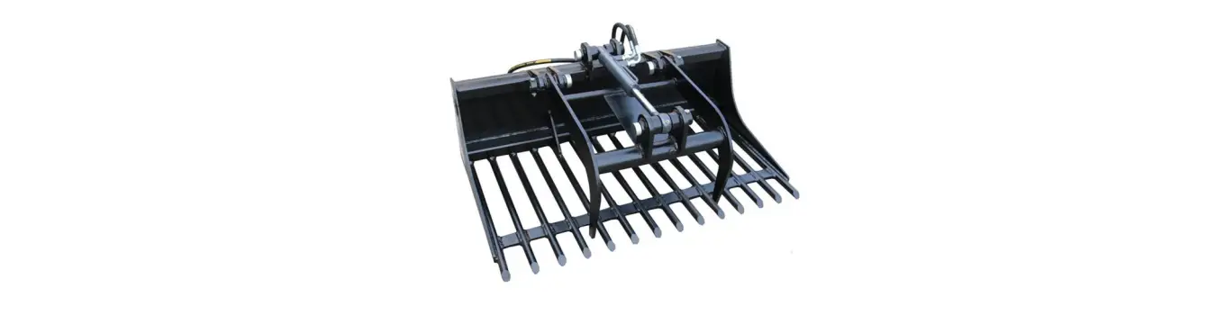 Landy Attachments Mini Skid Steer Grapple Bucket Instruction Manual