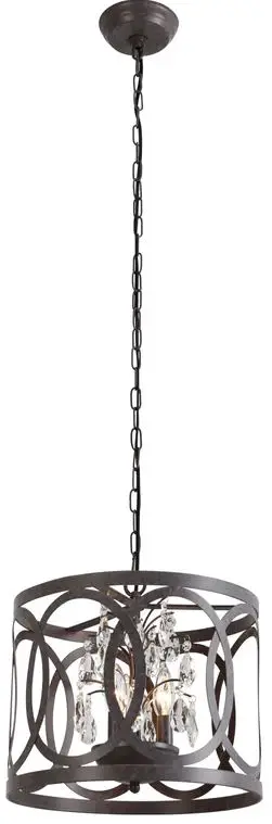 4MODERNHOME-MX19168-3BK-P-3-Light-Lantern-Drum-Pendant-product