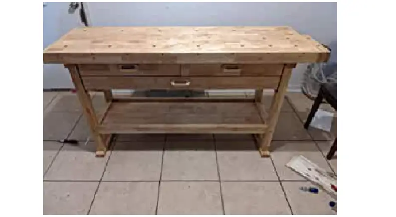 Yukon 58832 Three Drawer Hardwood Workbench Owner's Manual