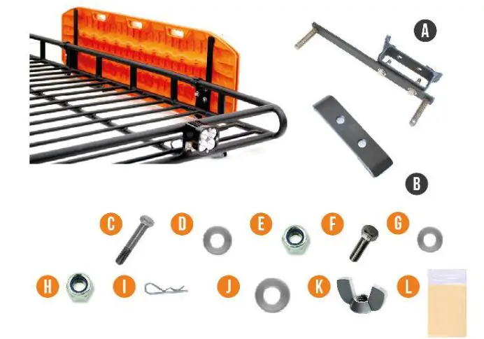 BajaRack-BR-MAXTRAX5-0-Maxtrax-Recovery-Board-Mounting-Brackets-FIG-1